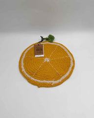 Crochet Lemon Potholder Kitchen Hot Pad
