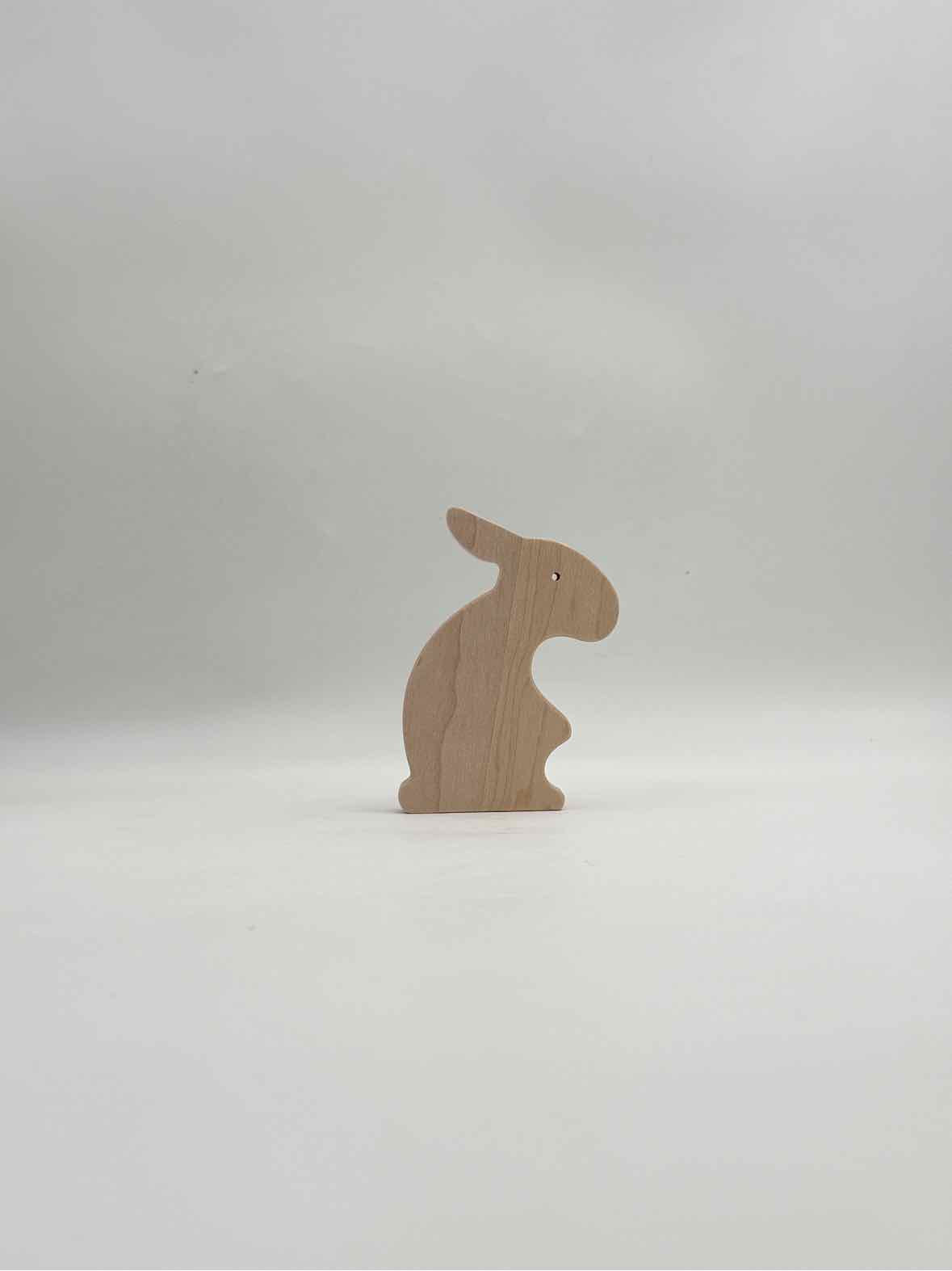 Briki Vroom Vroom Children's Wooden Bunny Rabbit Toy