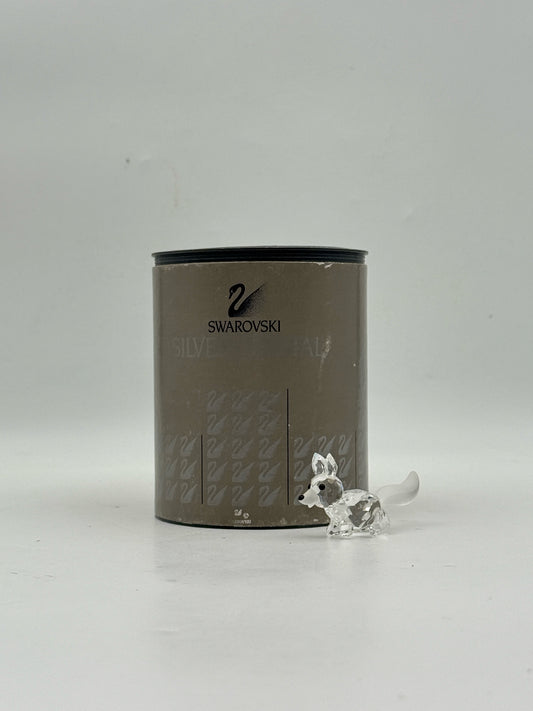 Swarovski Crystal Fox In Box
