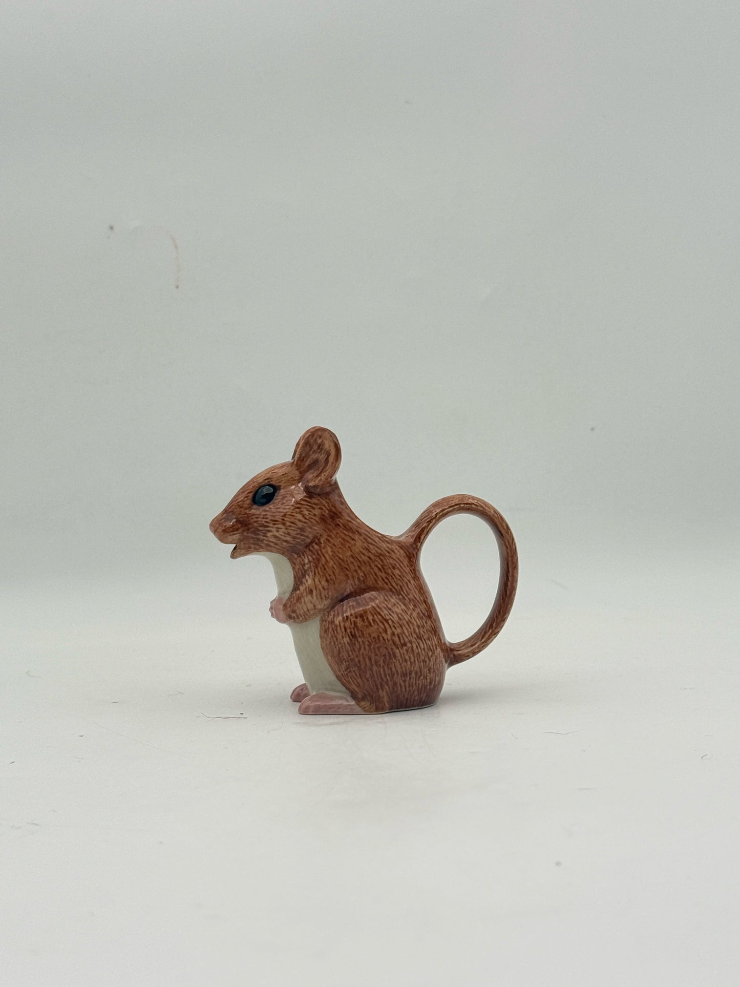 Quail Handpainted Small Mouse Pitcher