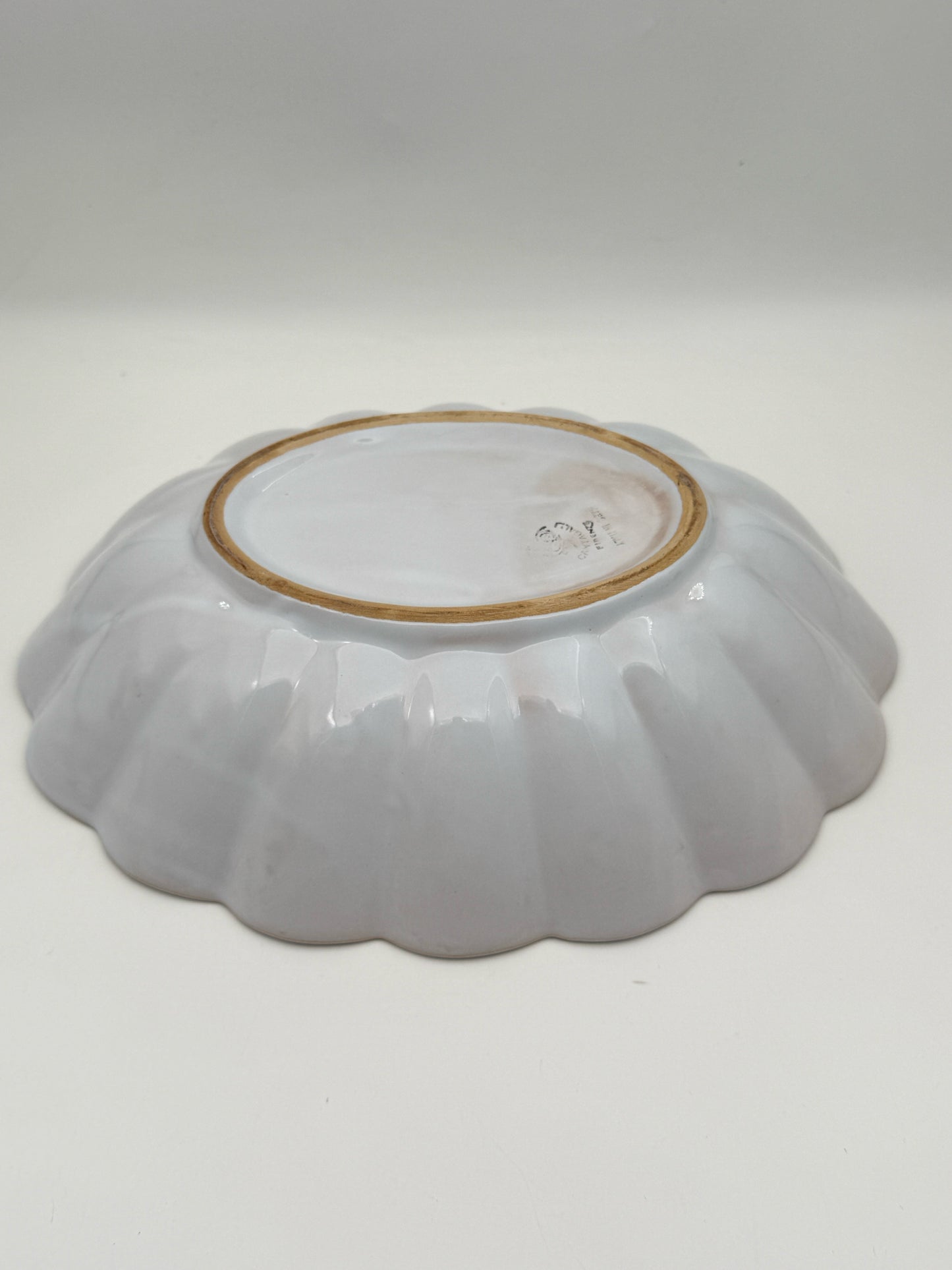 Cantagalli "Garofaro Carnation" Oval Serving Bowl