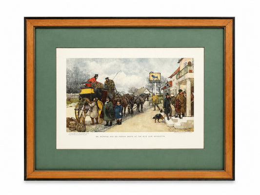 Ludovici "Mr. Pickwick Arrives At The Blue Lion, Muggleton" Framed Print