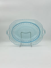 Anchor Hocking Mayfair Blue Vegetable Serving Bowl