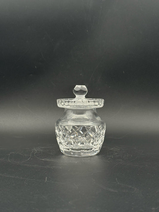 Cut Crystal Condiment Jam Jar
