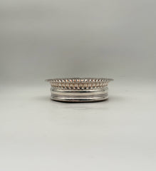 Sheffield Silverplate Champagne Wine Bottle Coaster