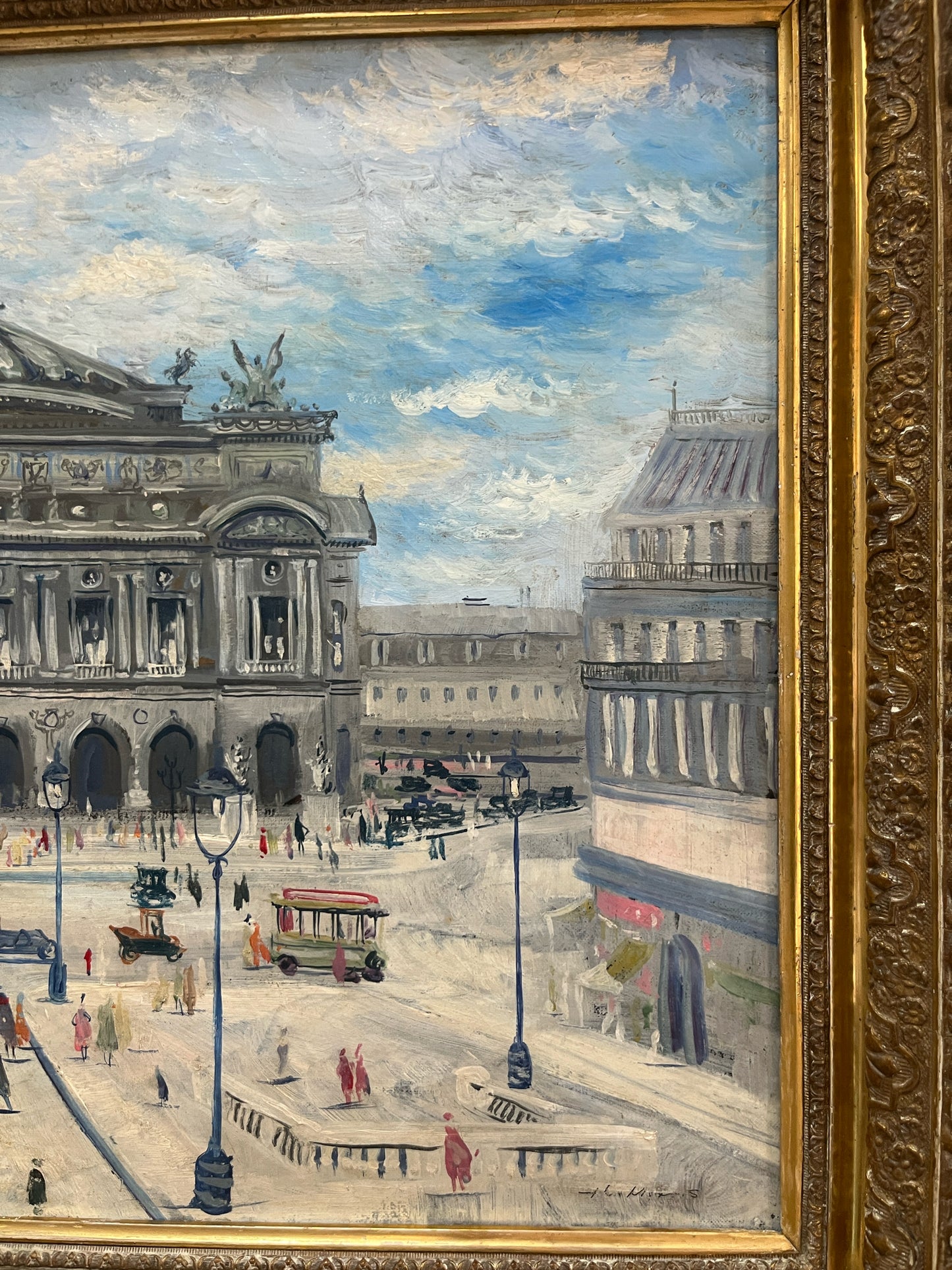 John Morris Paris Opera House Oil Painting – L’Opéra de Paris Art