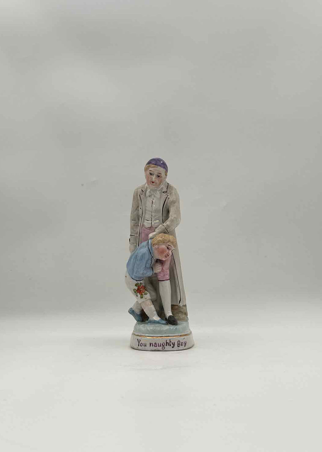 Antique Elbogen Bisque Figurines – “You Naughty Boy” & “You Dirty Girl” Pair