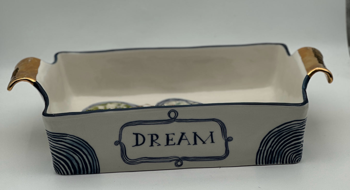 Ruan Hoffman - "Dreambirds" Lazagne Pan - Anthropologie
