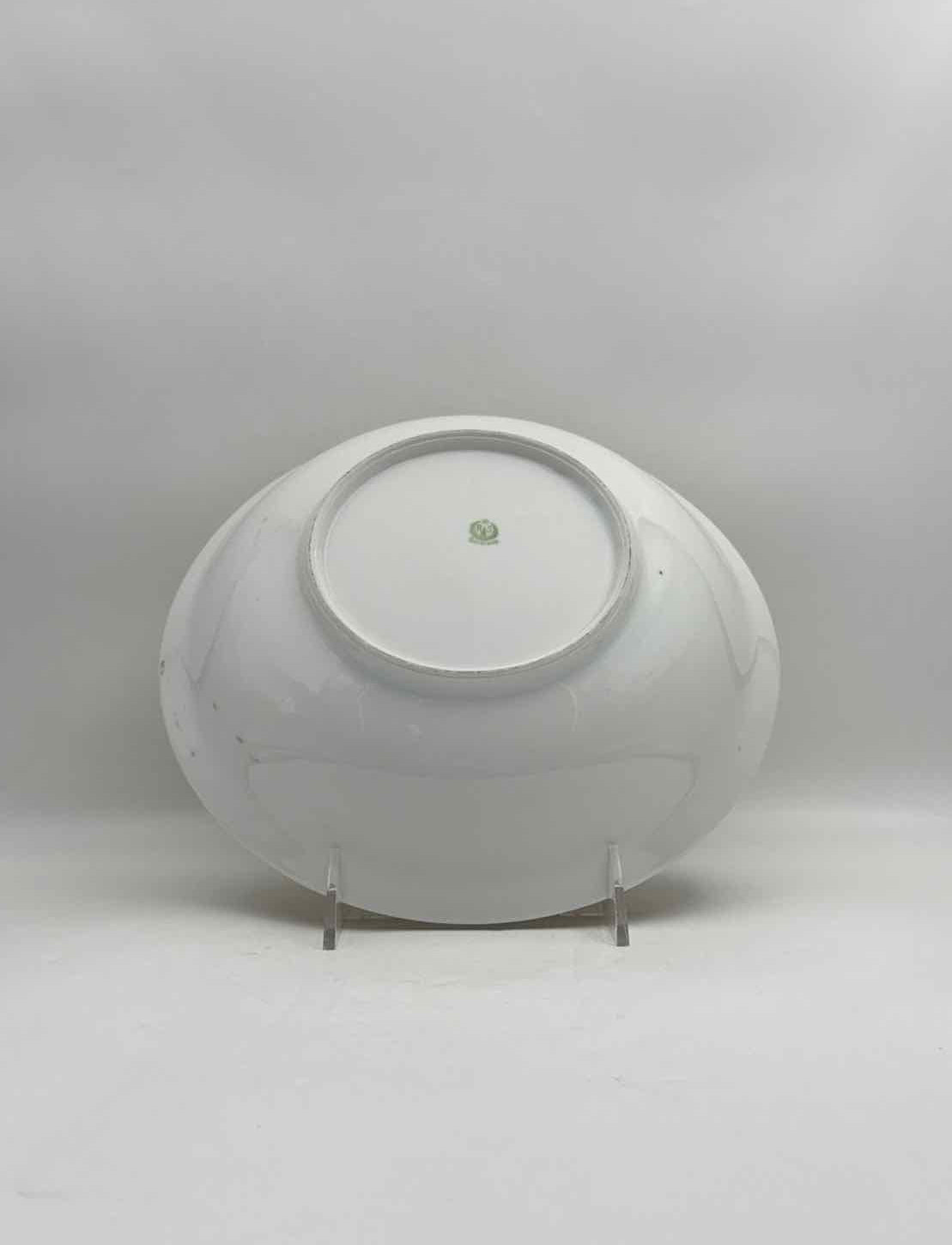 Antique Hand Painted German Rose Porcelain Bowl Decor