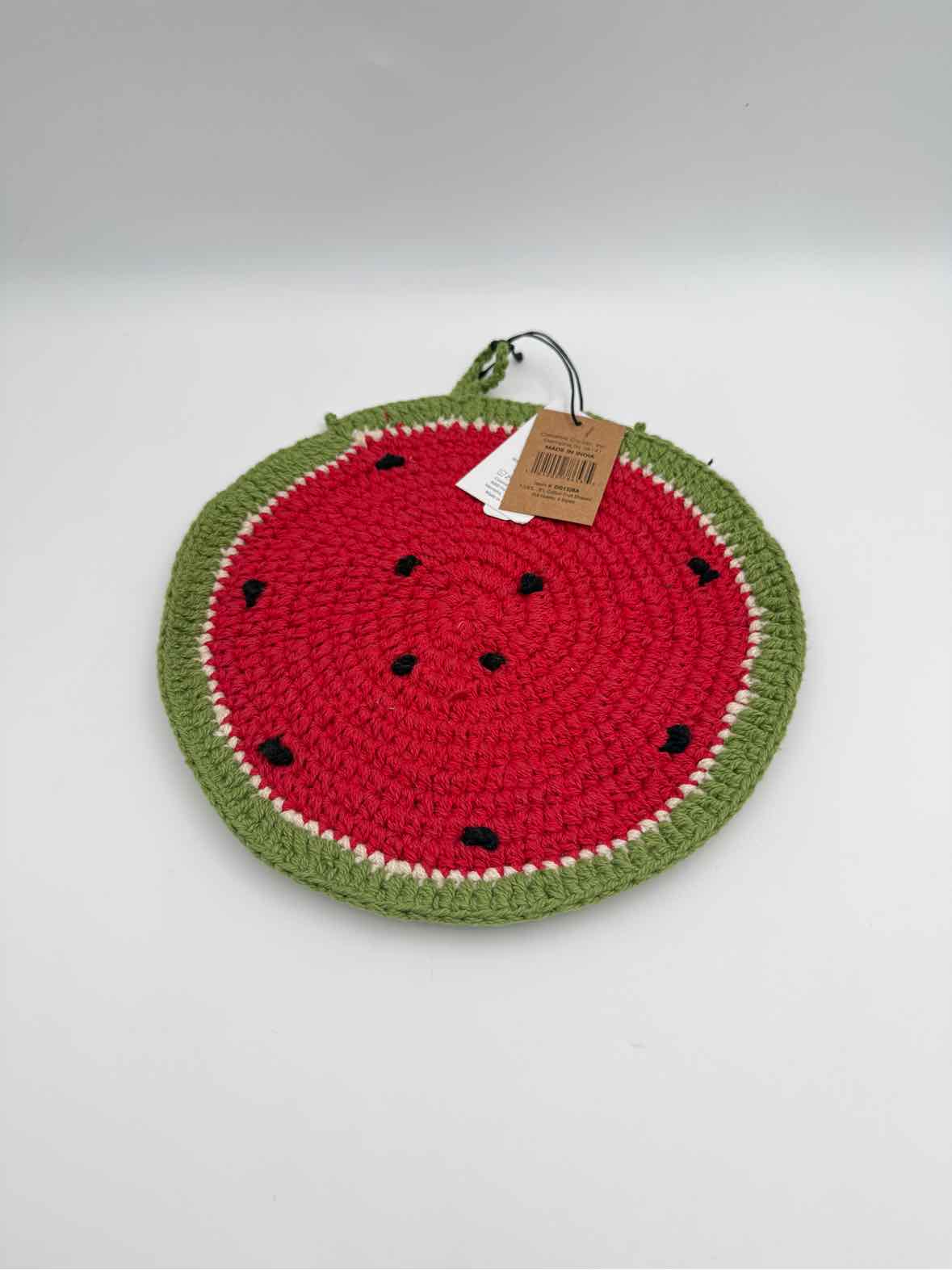 Crochet Watermelon Fruit Pot Holder