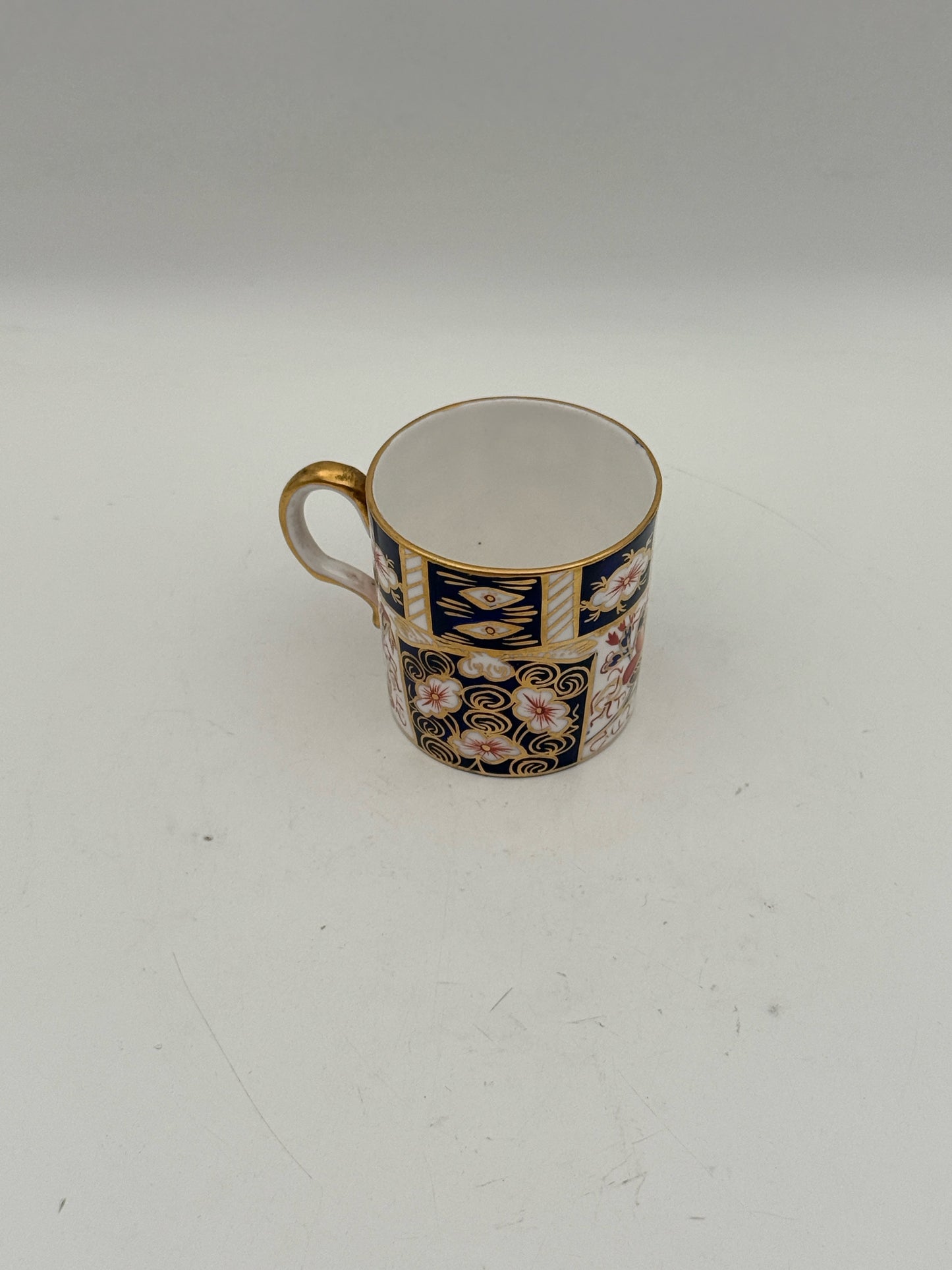 Royal Crown Derby Traditional Imari Coffee Cup And Saucer