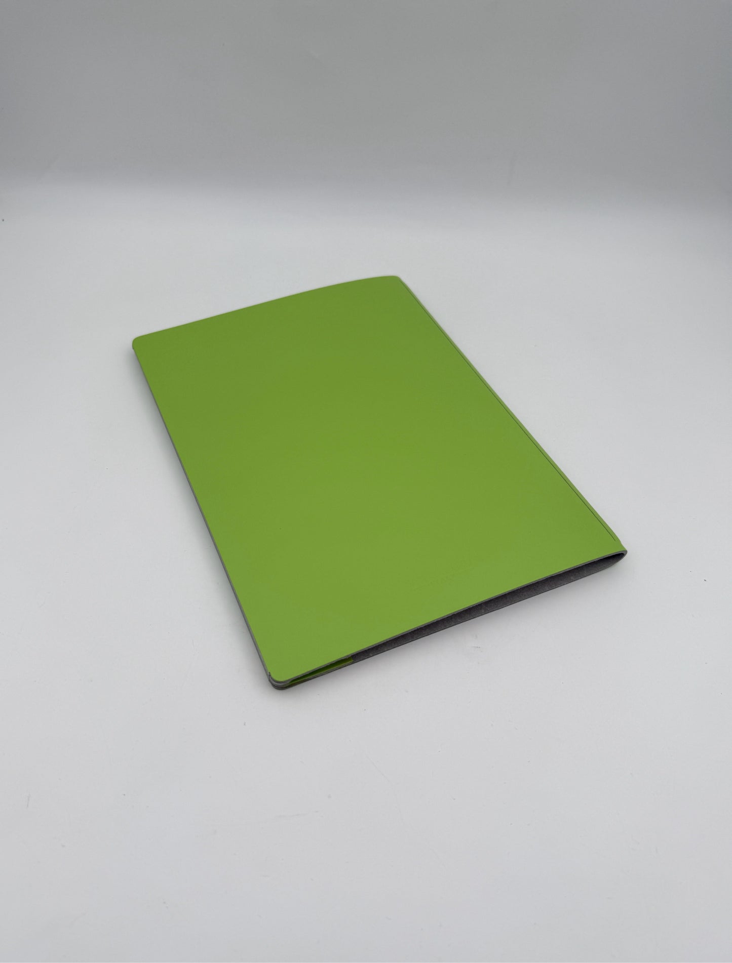 Florentine Wildflower Notebook/Journal in Green Leather Folder – A5 Notepad