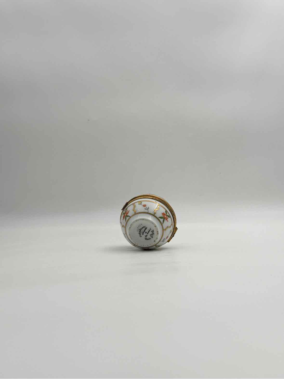 Antique Limoges Handpainted Trinket Box