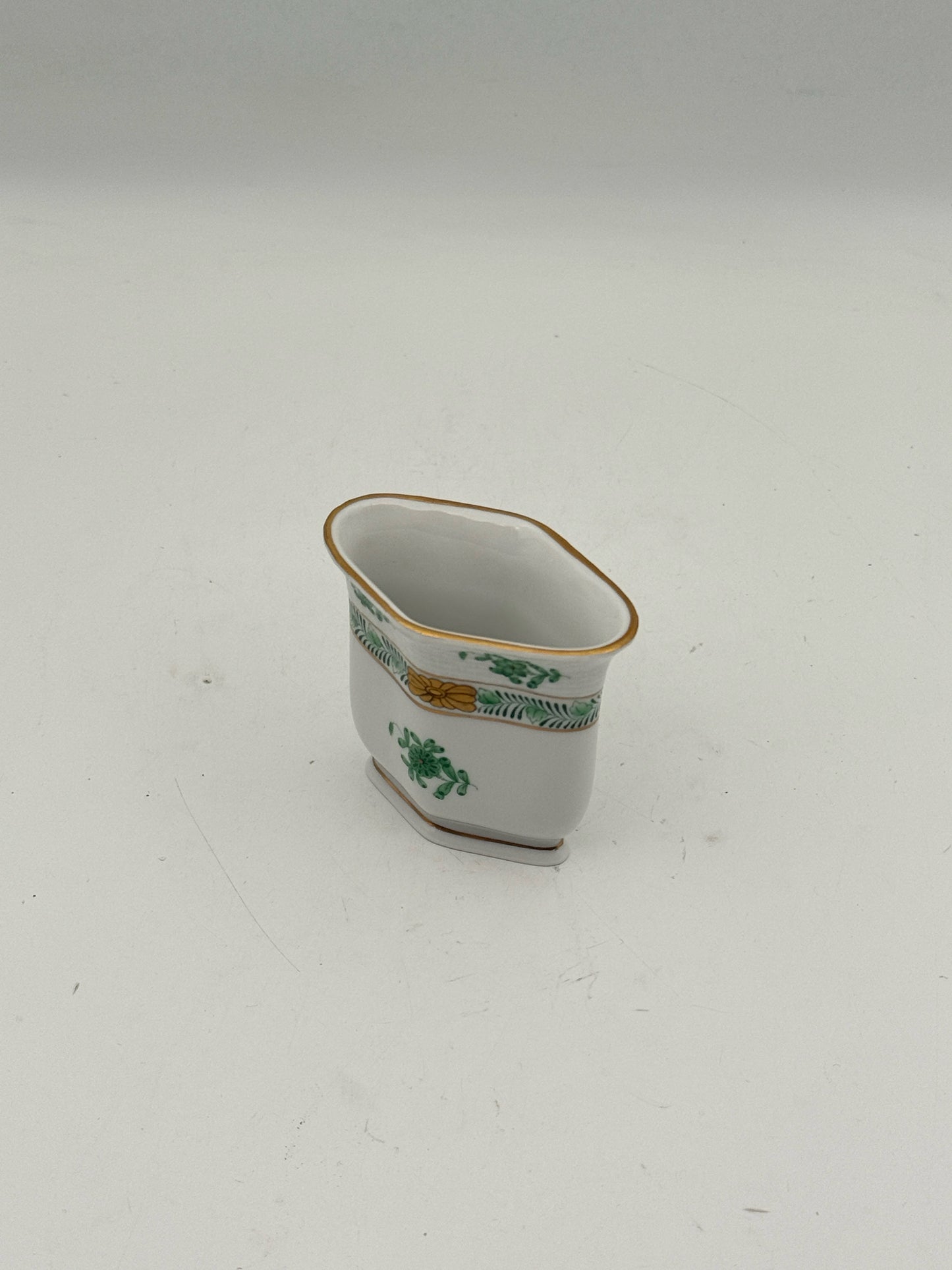 Herend Green Chinese Bouquet Surtout De Table Centerpiece- 16 Pieces