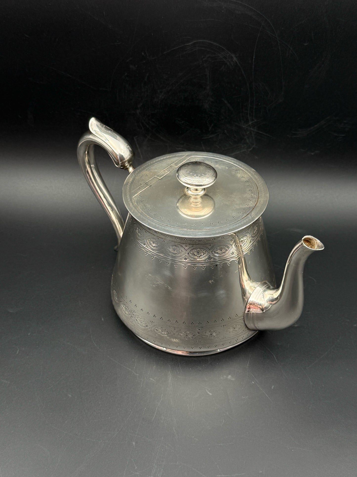 Victorian Elkington & Co Silverplate Teapot
