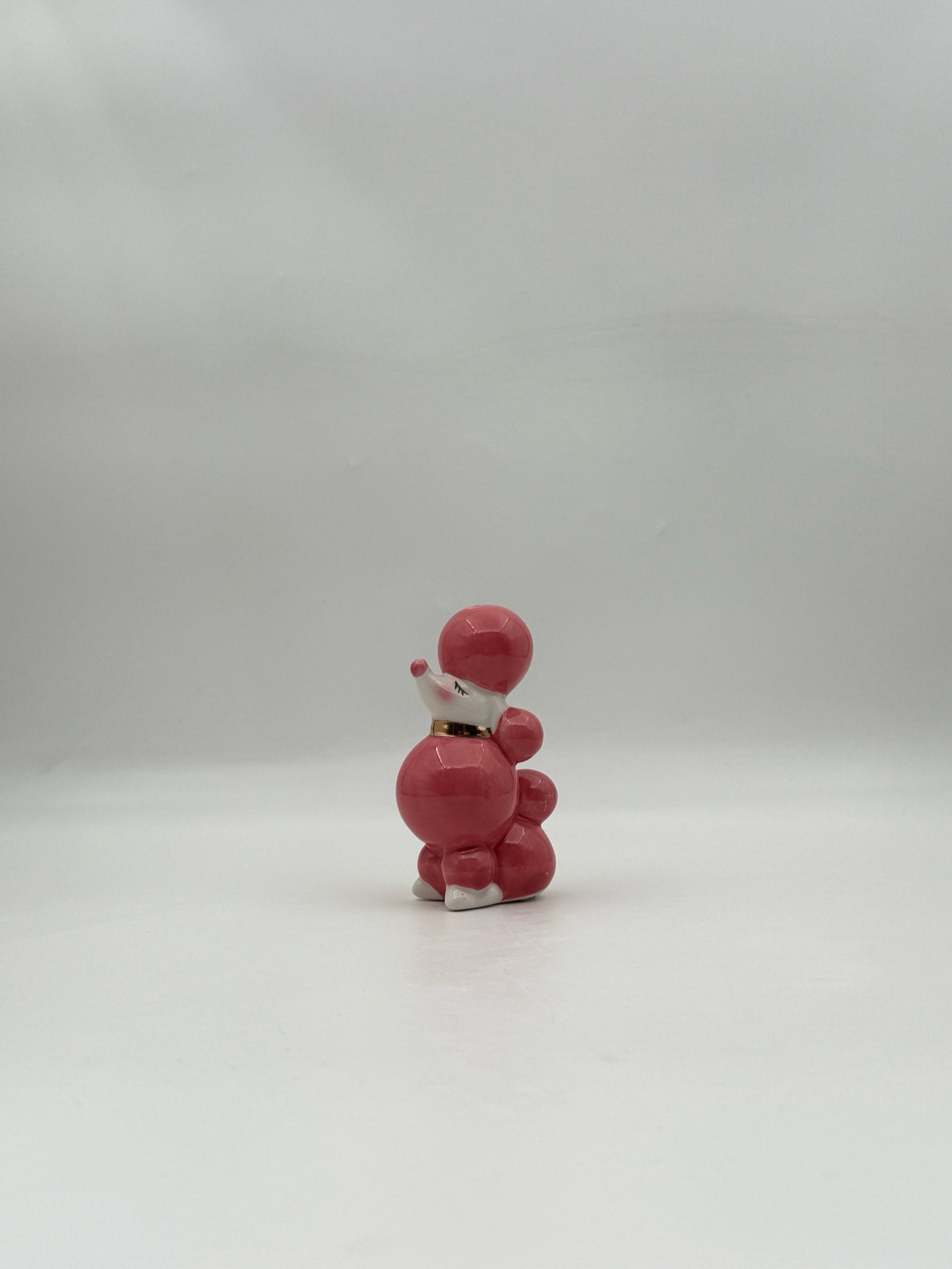 Pink Poodle Salt & Pepper Shakers – Cute Ceramic Kitchen Set