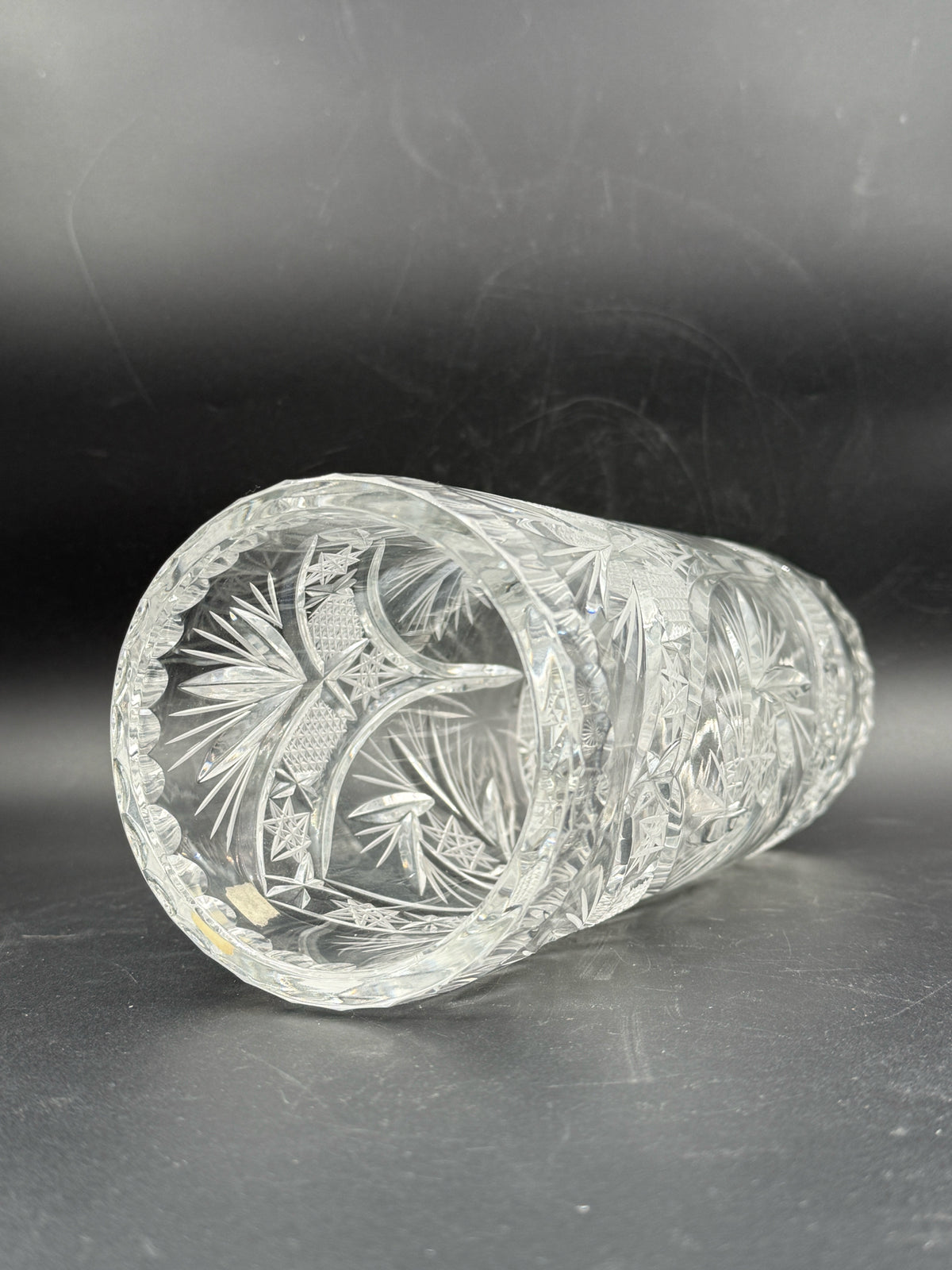 Brilliant Cut Crystal Vase