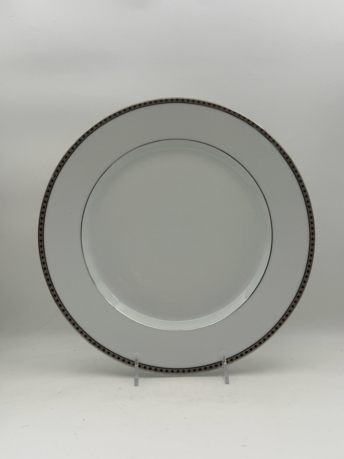 Tiffany & Co "Platinum Band" Platter With The Box
