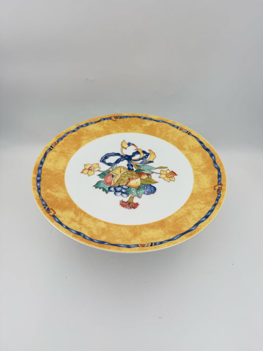 Bernardaud "Borghese" Yellow Pedestal Cakeplate