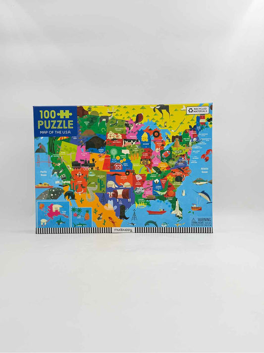 Map Of The USA 100 Piece Childrens Puzzle
