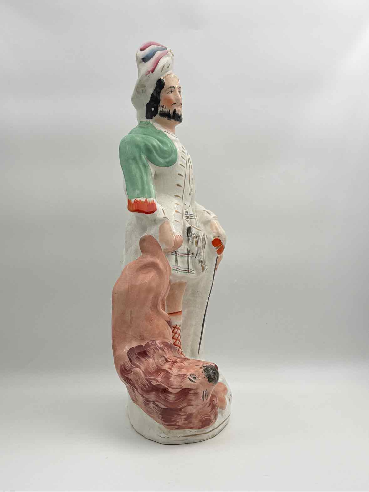 Staffordshire "The Lion Slayer" Figurine