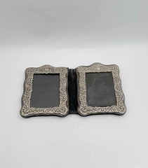 Sterling Silver Double Picture Frame for 3x4 Photos