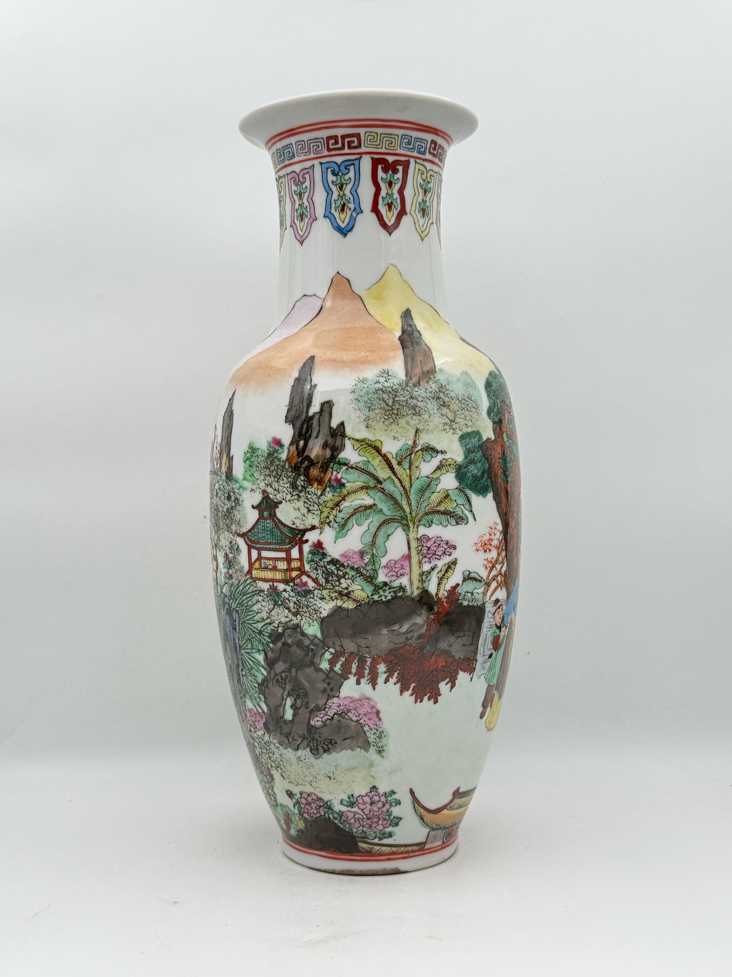Vintage Chinese Famille Rose Vase