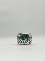 Vintage Southwestern Sterling Silver Cuff Bracelet