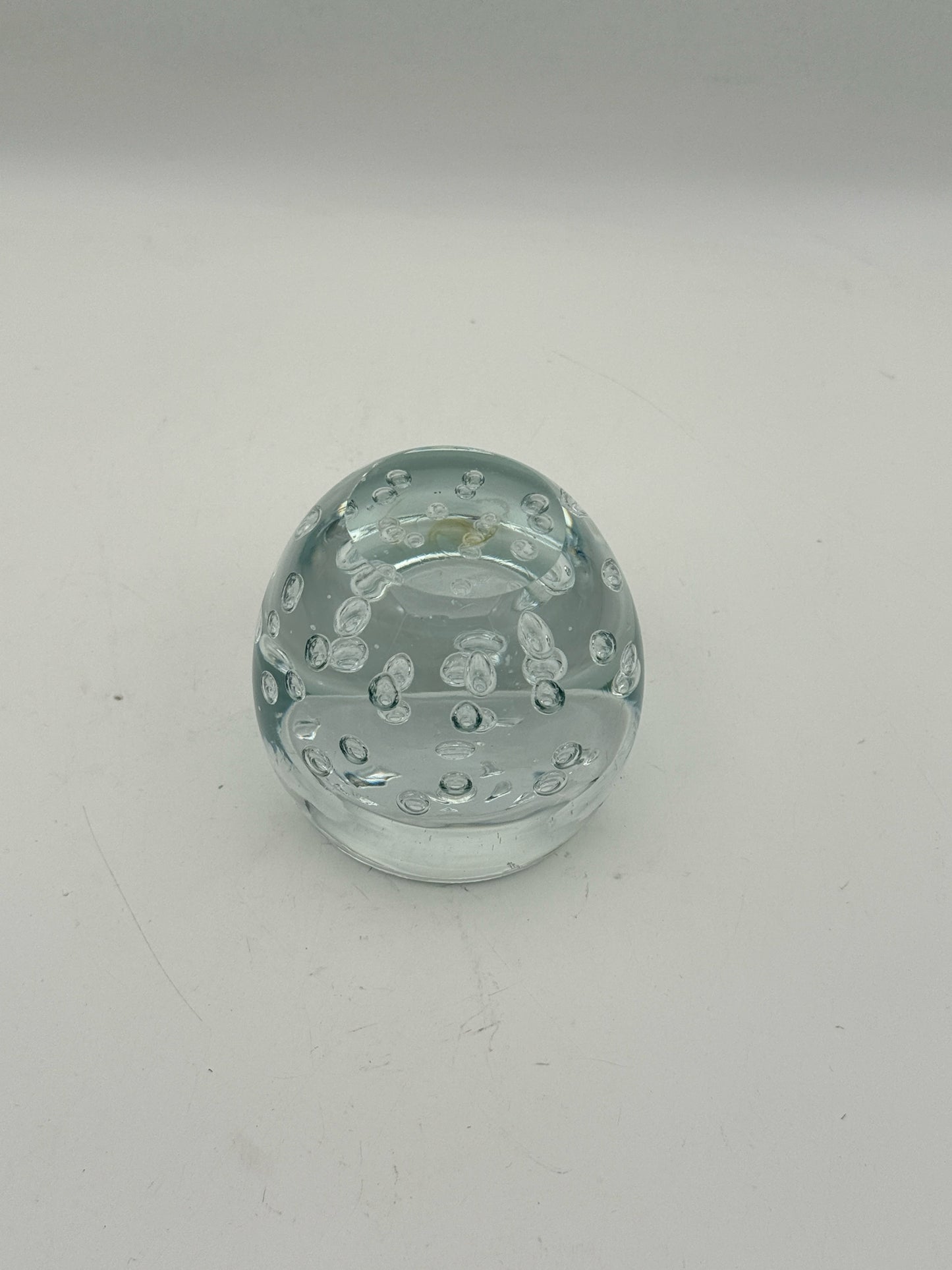 Clear Glass With Bubbles Votive Holder