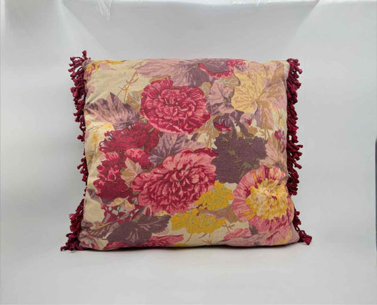 Antique 19th Century French Textile Decorative Pillow