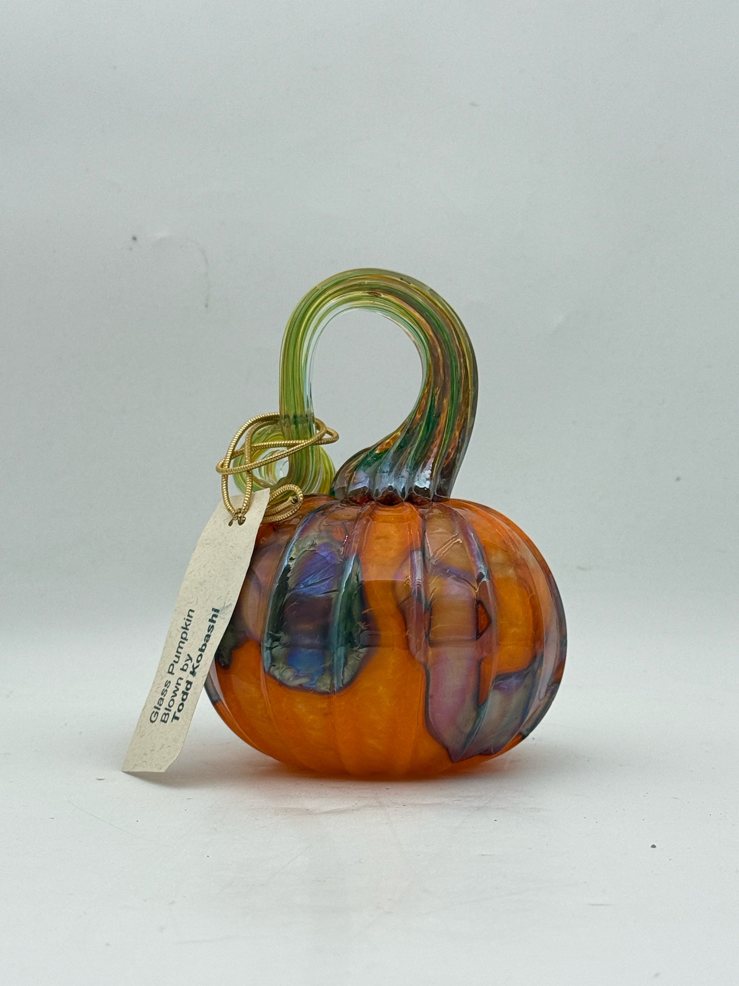 Todd Kobashi Handblown Glass Pumpkin