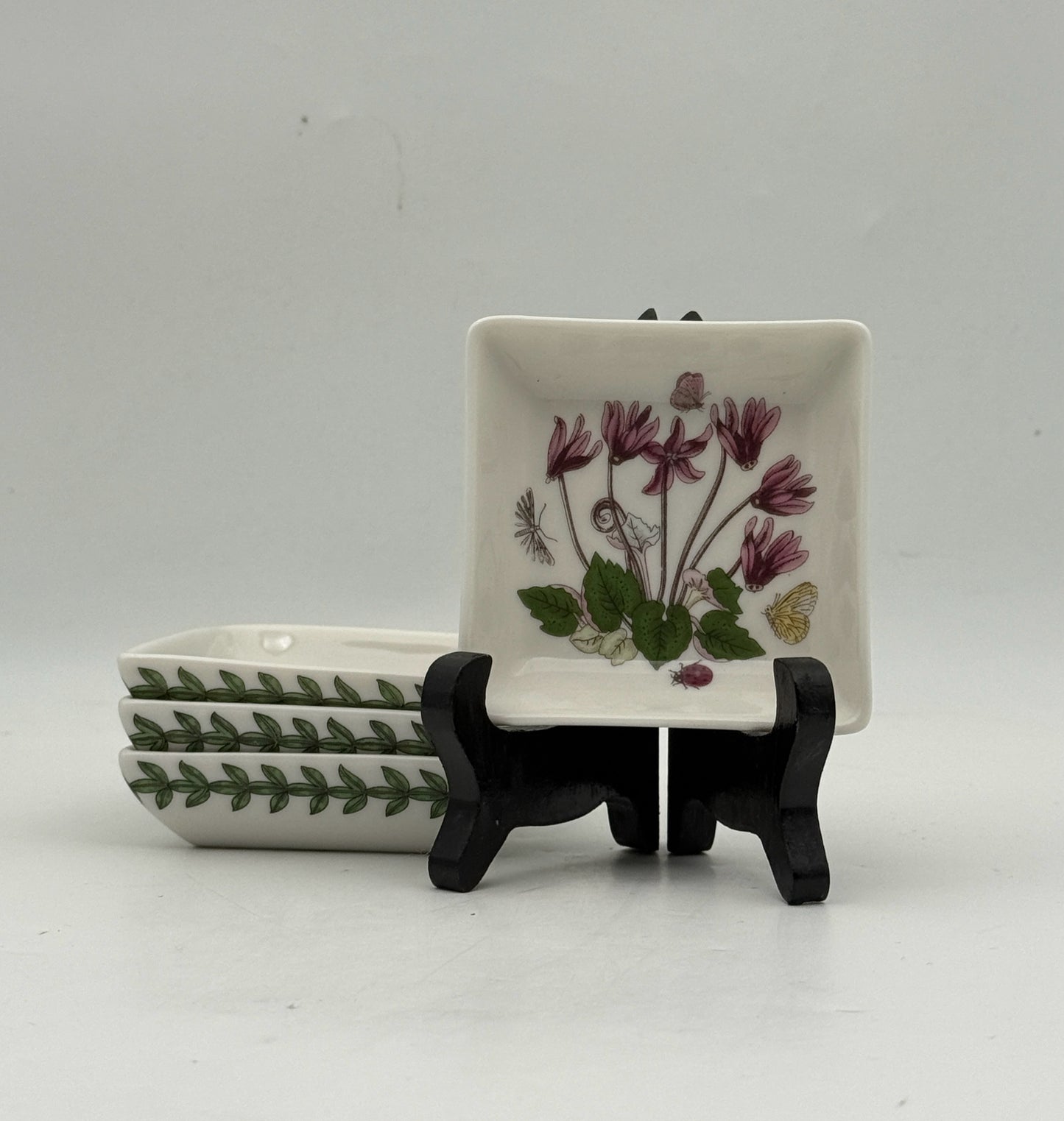 Portmeirion Botanic Garden Butter Pats- Set Of 4