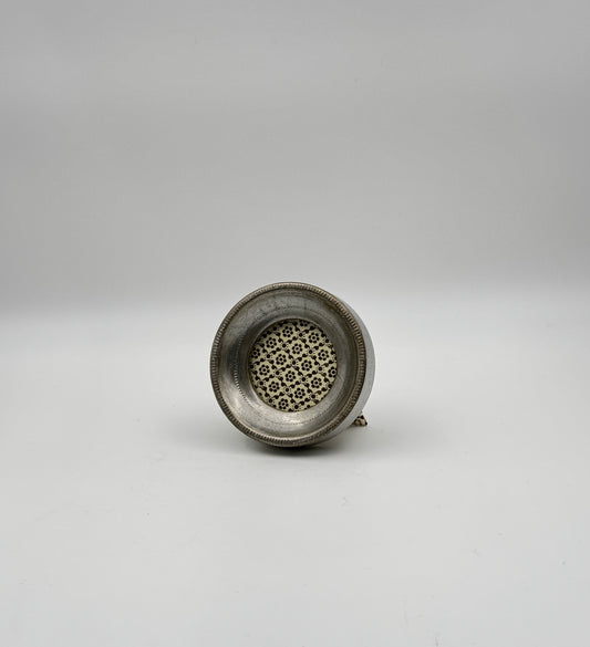 Cavallini 3" Round Silver Leaf Frame – Handmade in Florence, Italy