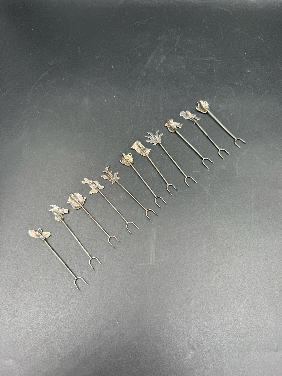 Tasco Sterling Silver Mexican Cocktail Picks