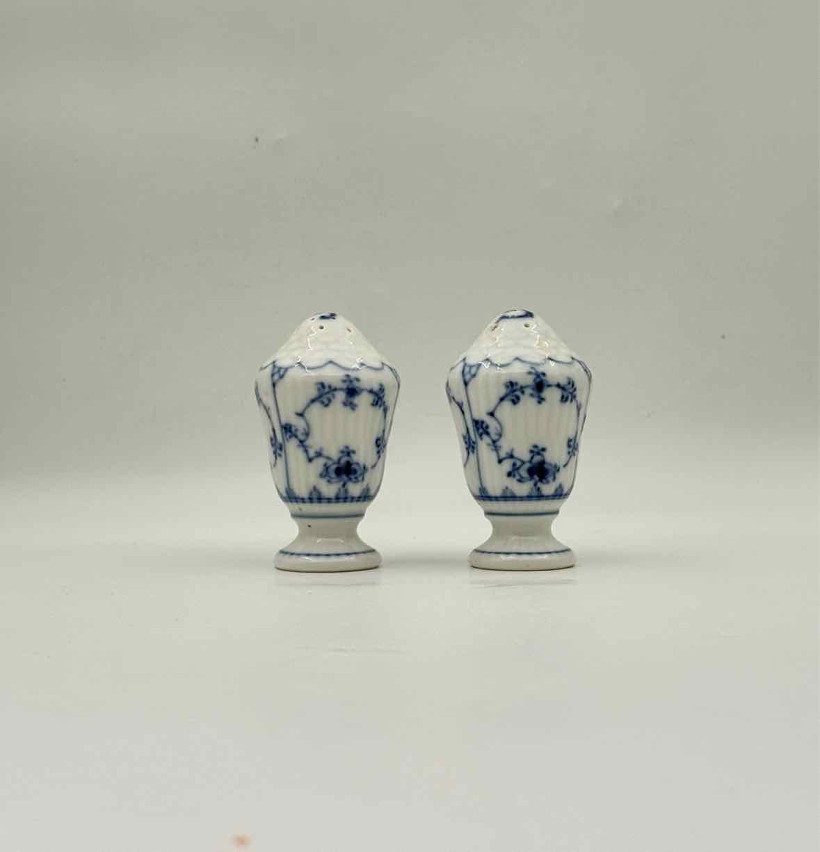 Royal Copenhagen Half Lace Salt And Pepper Shakers