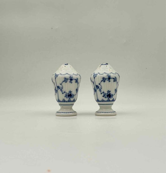 Royal Copenhagen Half Lace Salt And Pepper Shakers