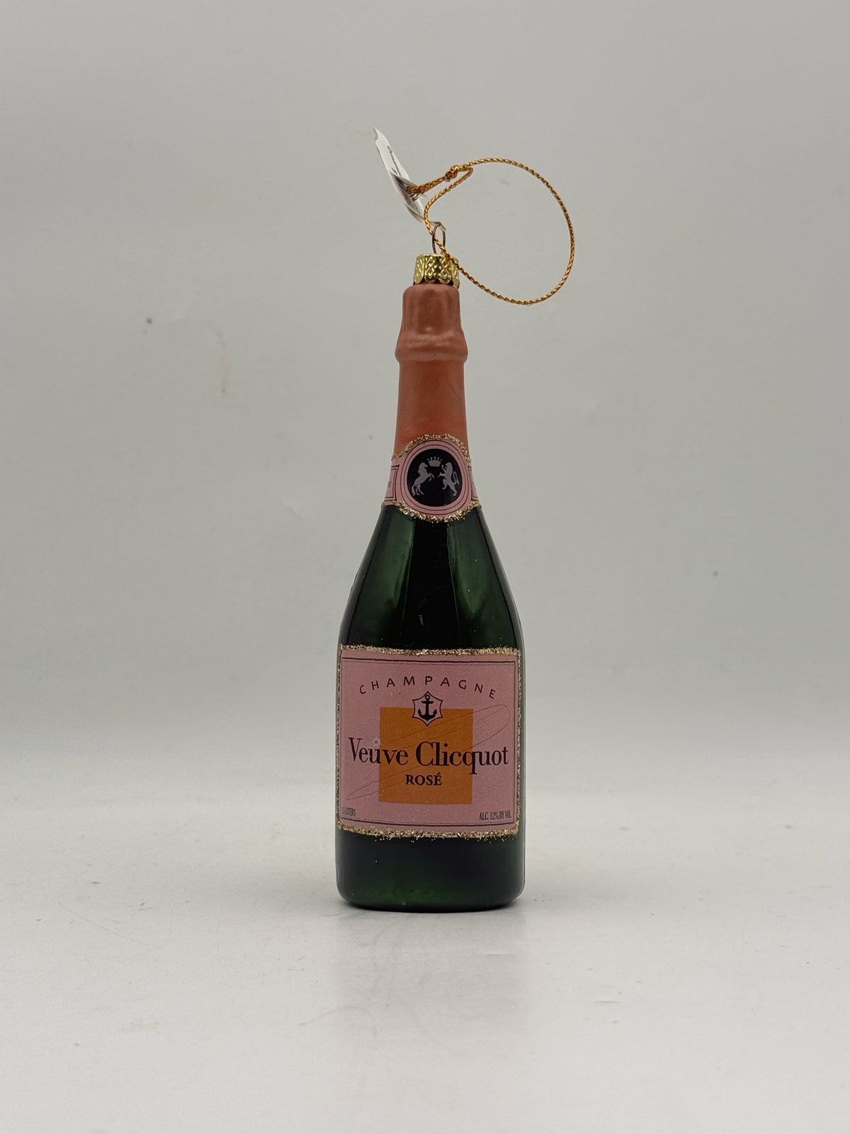 Veueve Clicquot Champagne Bottle Ornament