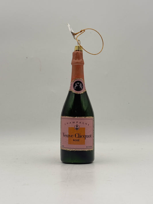 Veueve Clicquot Champagne Bottle Ornament