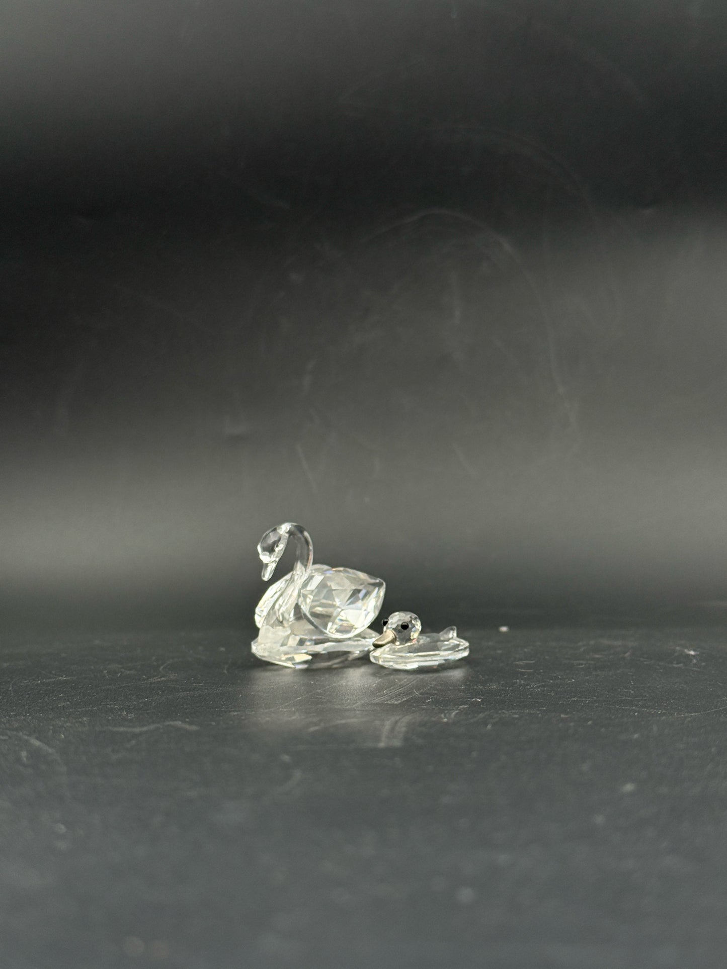 Swarovski Crystal Swan And Duck Figurines