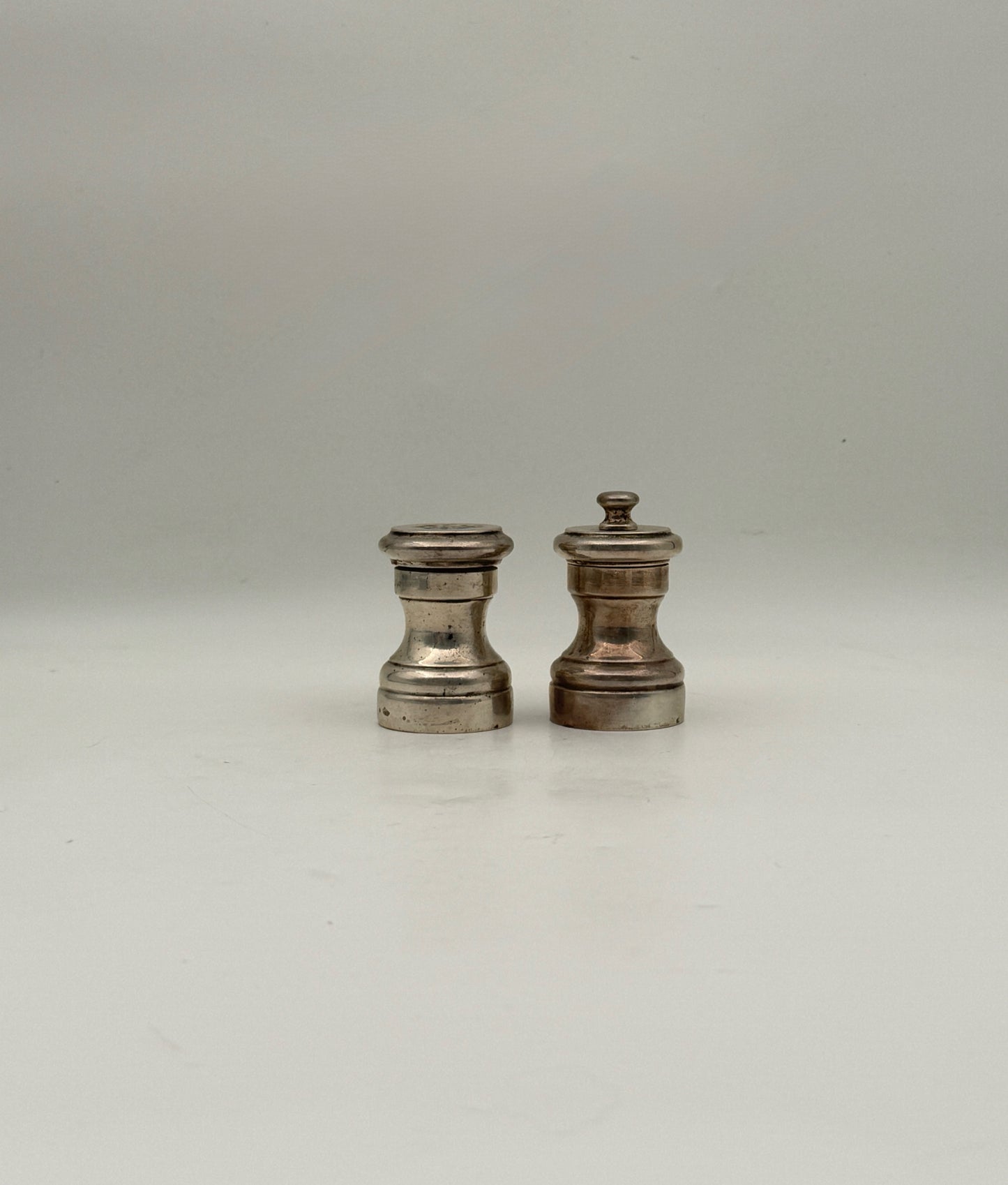 Sterling Silver Salt And Pepper Shaker Made Italy