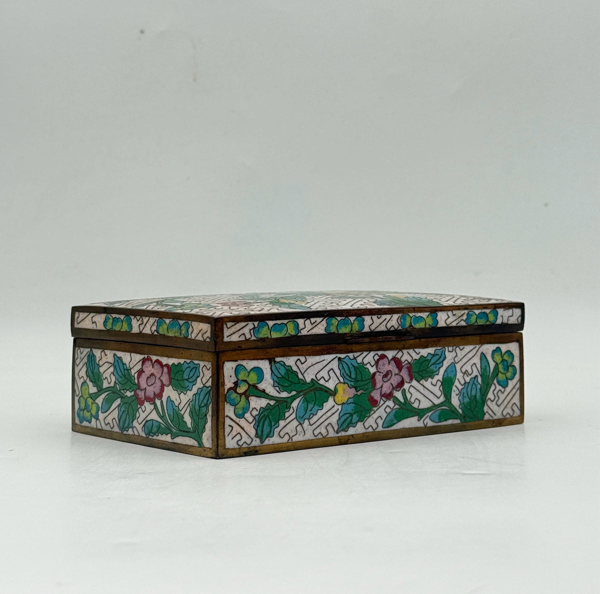 Cloissone Jewelry Or Trinket Box