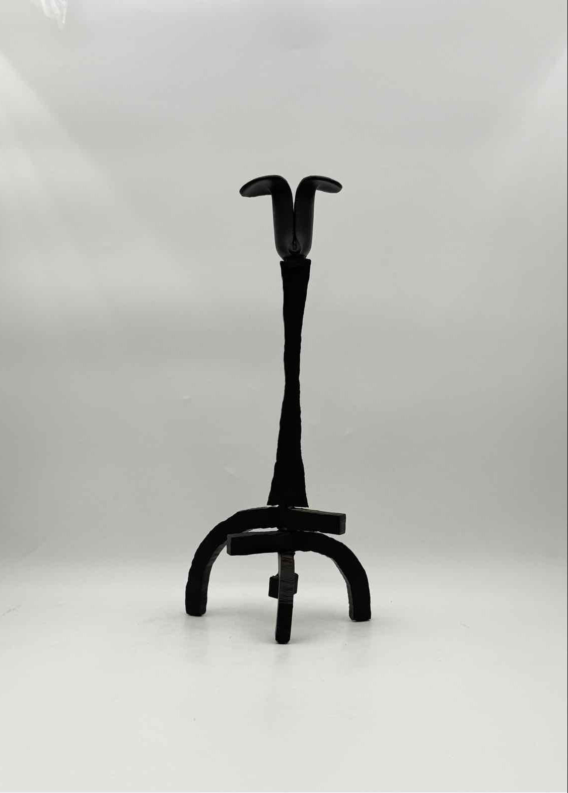 Ahwahnee Hotel Yosemite Wrought Iron Tulip Candlesticks – Pair