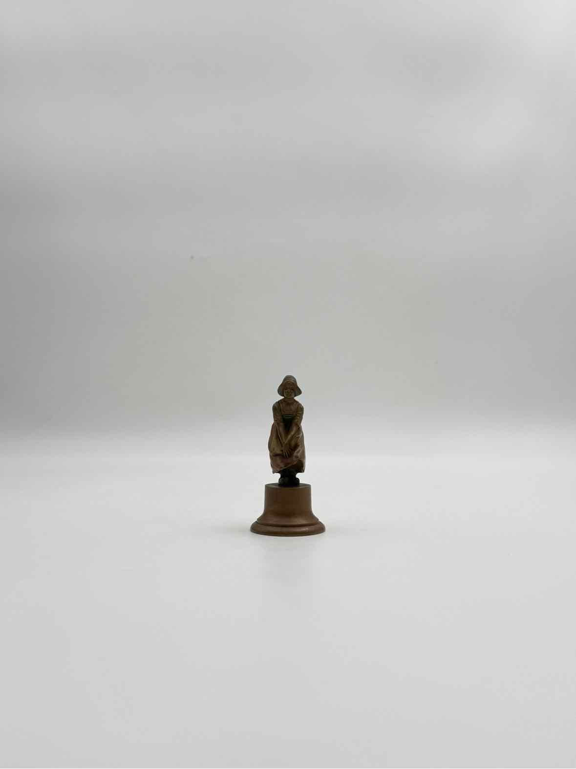 Franz Peleschka Inspired Dutch Girl Bronze Figurine
