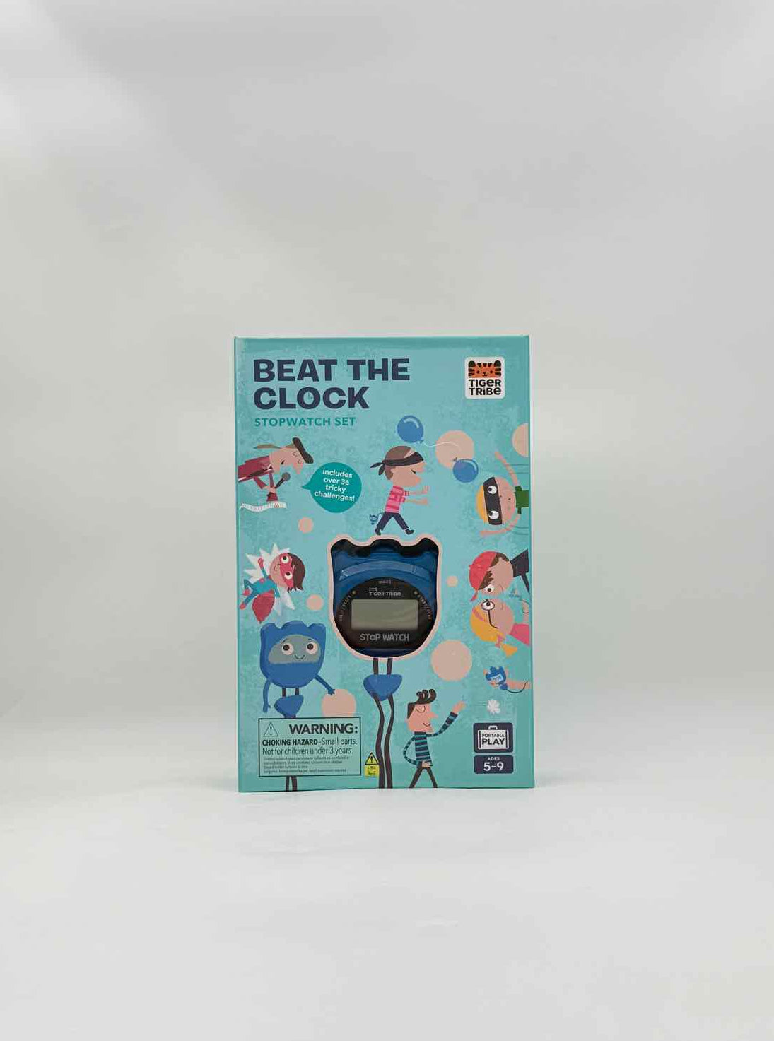 Tiger Tribe “Beat the Clock” Stopwatch Challenge Game Set Ages 5–9