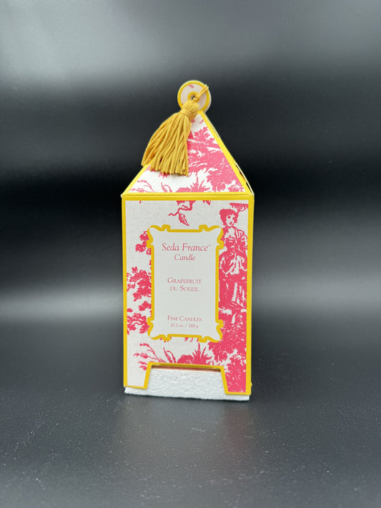Seda France Grapefruit du Soleil Pagoda Box Candle – 10.2 oz