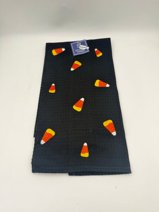 Candy Corn Decorative Dish Towel
