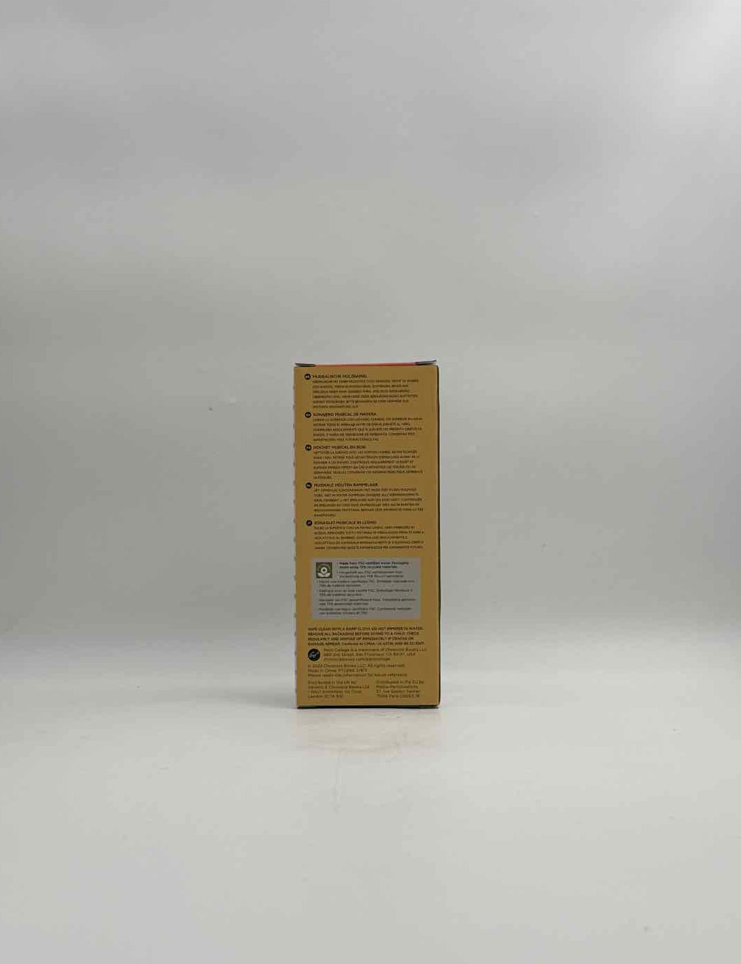 Butterfly Wooden Baby Rattle Toy Colorful FSC Wood Shaker Toy