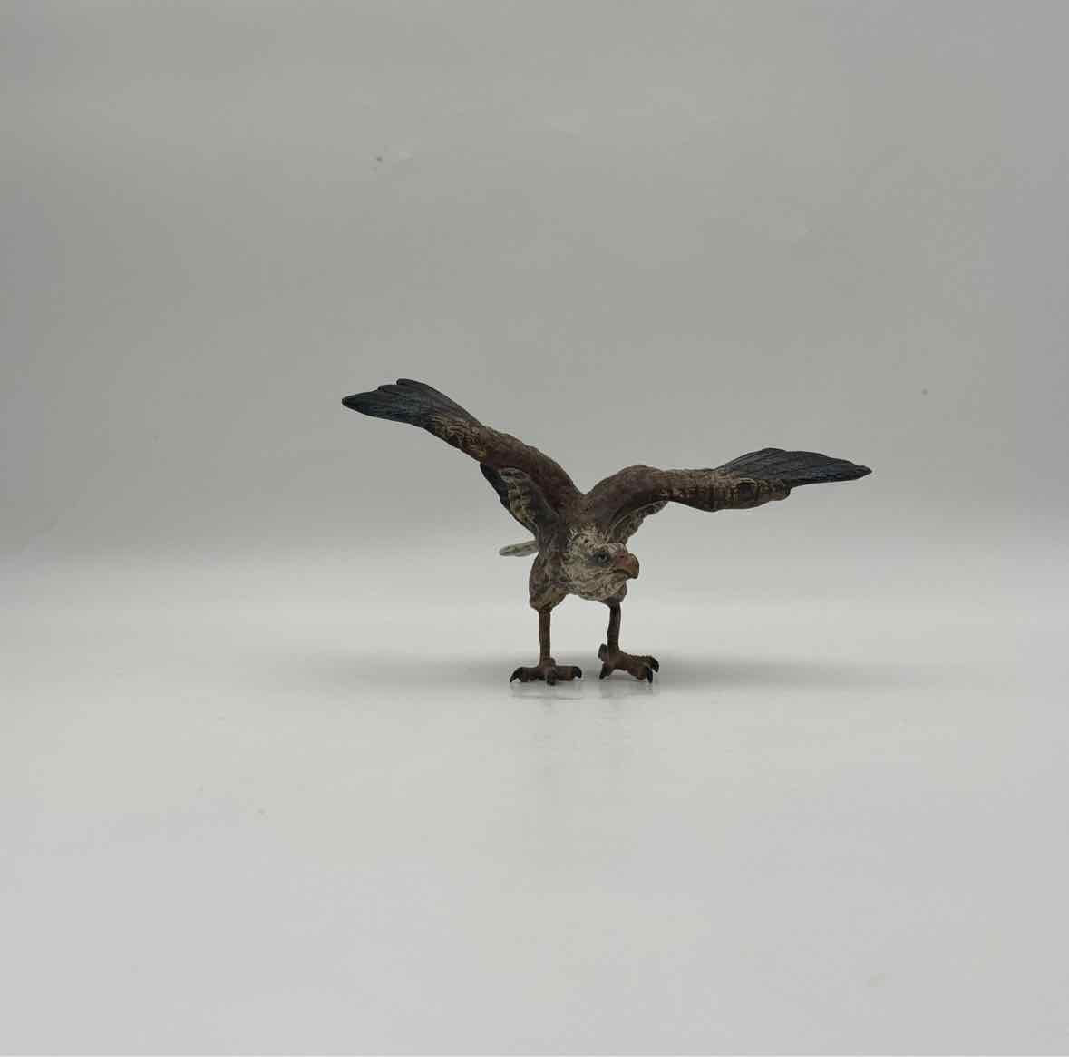 1900 Vienna Cold Painted Bronze Eagle Miniature Figurine
