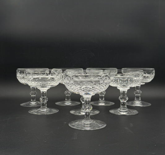 Waterford Colleen Champagne/Tall Sherbert Glasses- Set Of Eight