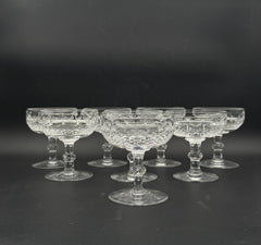 Waterford Colleen Champagne/Tall Sherbert Glasses- Set Of Eight